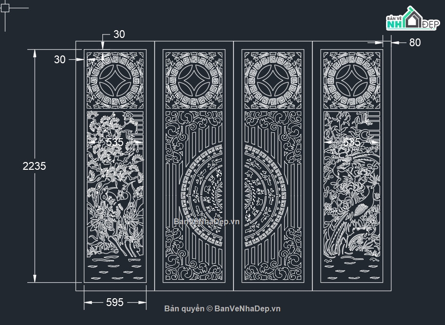 cổng cnc hoa văn trống đồng,cổng 4 cánh cnc,file cnc cổng 4 cánh,mẫu cnc cổng 4 cánh
