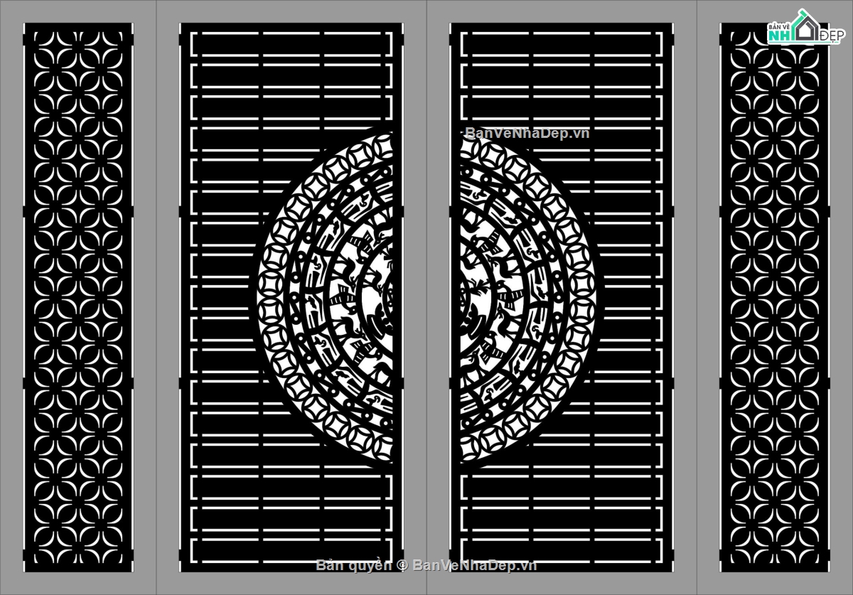 cổng 4 cánh cnc,File cổng 4 cánh,cnc 4 cánh,file cnc cổng 4 cánh