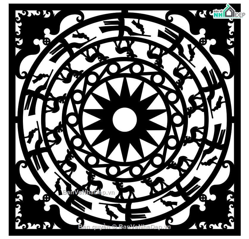 cổng con dơi,giếng trời cnc,cổng con dơi cnc