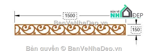 diềm cnc,diềm mái kính,file dxf diềm mái kính