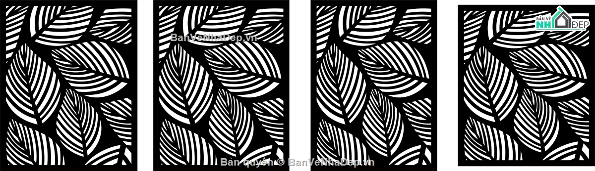 giếng trời cnc,giếng trời lá cnc,giếng trời dxf