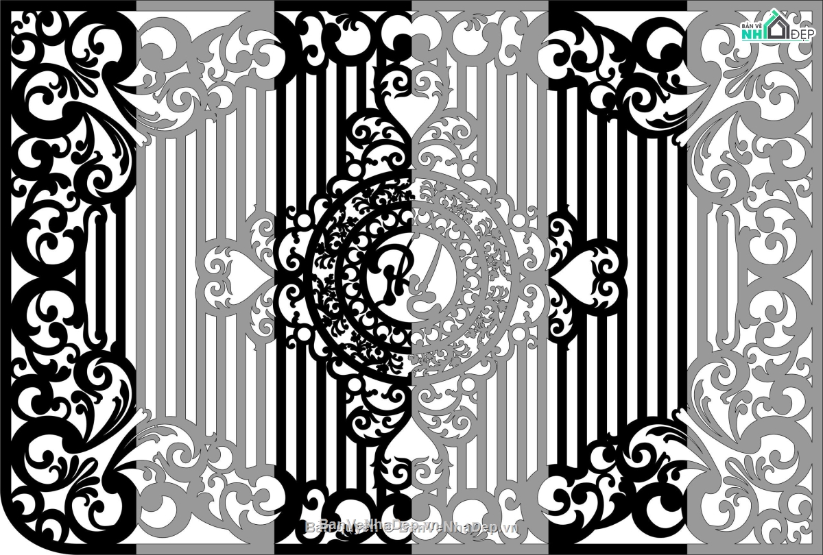 cnc chữ phúc,cnc hàng rào,File hàng rào cnc