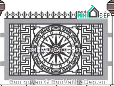 hàng rào,cnc hàng rào,File hàng rào cnc,hàng rào trống đồng