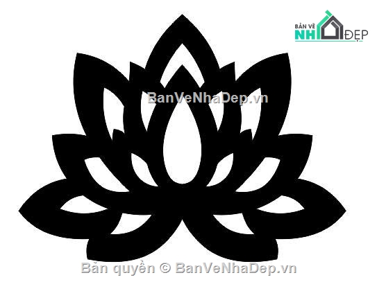 hoa sen cnc,File dxf hoa sen cnc,hoa sen