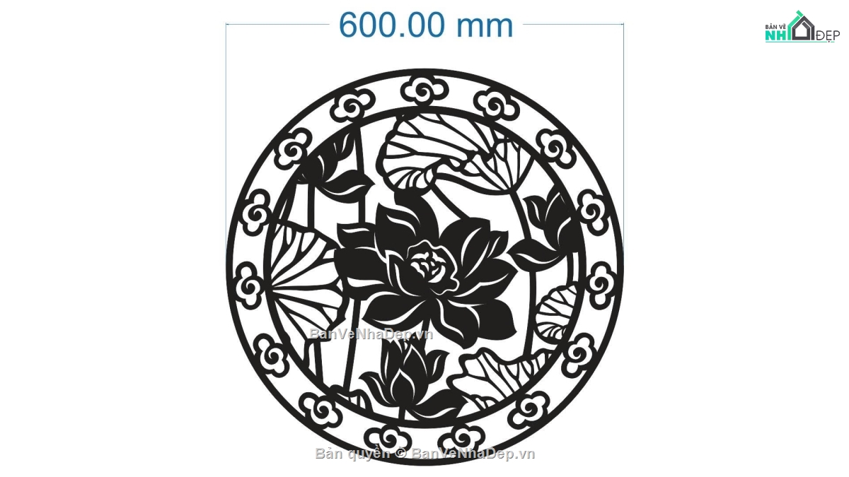 hoa sen cnc,File dxf hoa sen cnc,sen tròn cnc,cnc sen tròn