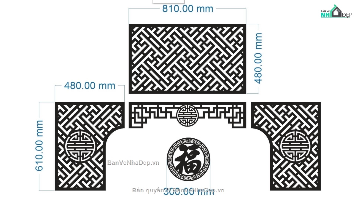 bàn thờ,cnc phúc,hoa văn bàn thờ