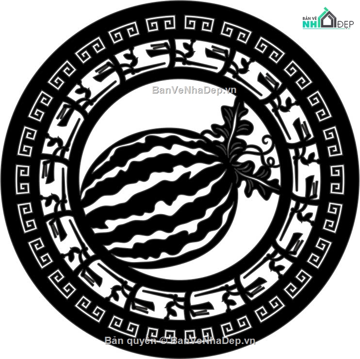hoa văn cnc,hoa văn tròn,hoa văn trang trí