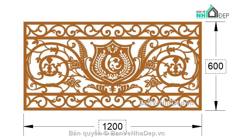 lan can cnc,lan can chữ lộc,lan can dxf