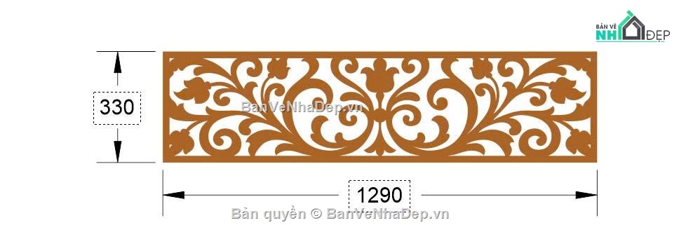 File lan can cnc đẹp,File dxf lan can cnc,File hoa lá tây cnc