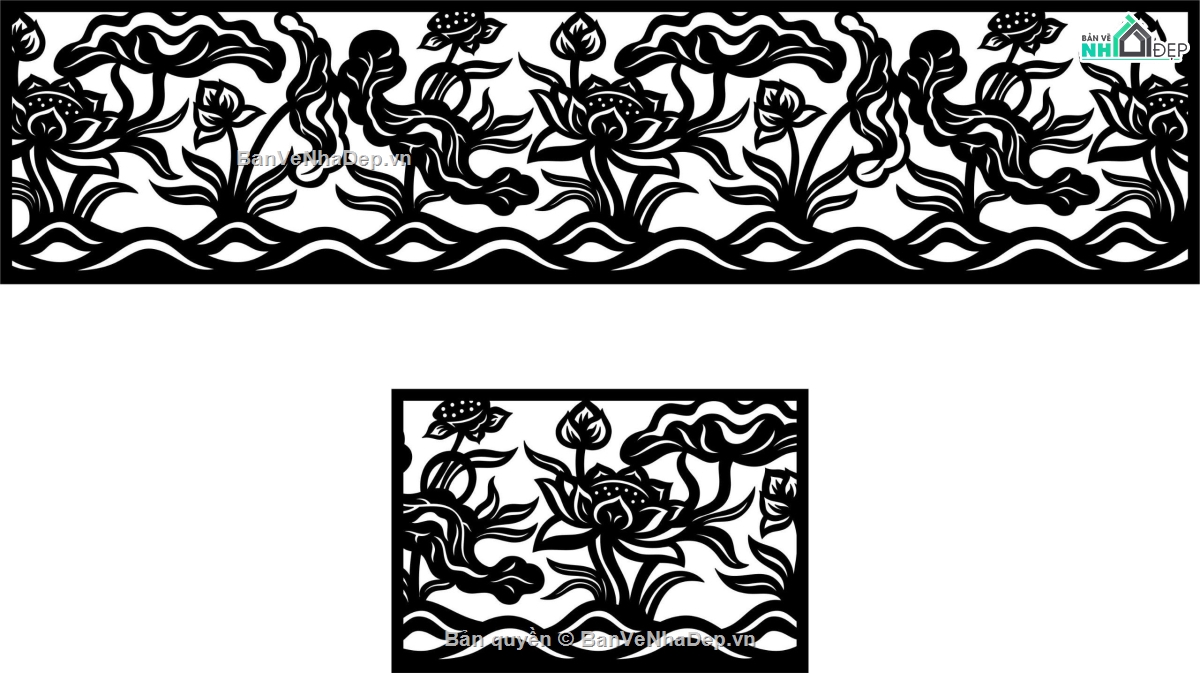 lan can cnc,lan can đẹp,File lan can cnc đẹp,lan can sen,File dxf lan can cnc đẹp