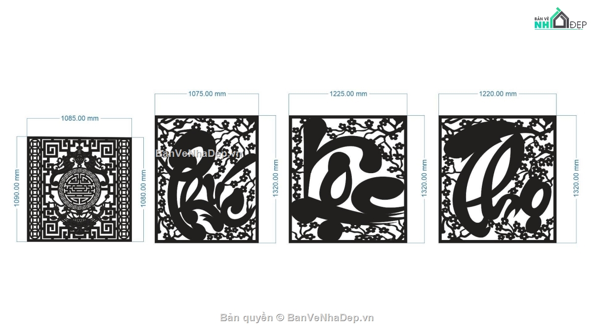 cnc phúc lộc thọ,phúc lộc thọ dxf,phúc lộc thọ dơi