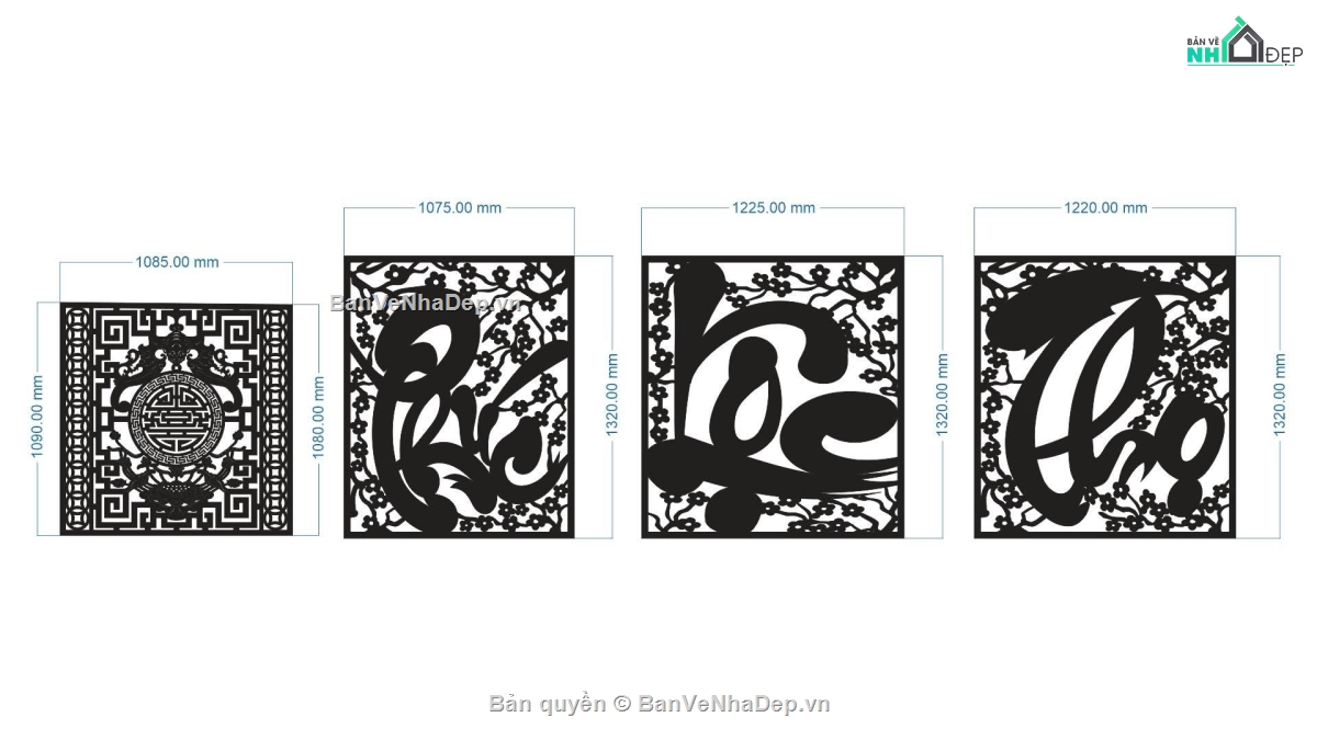 cnc phúc lộc thọ,phúc lộc thọ dxf,phúc lộc thọ dơi