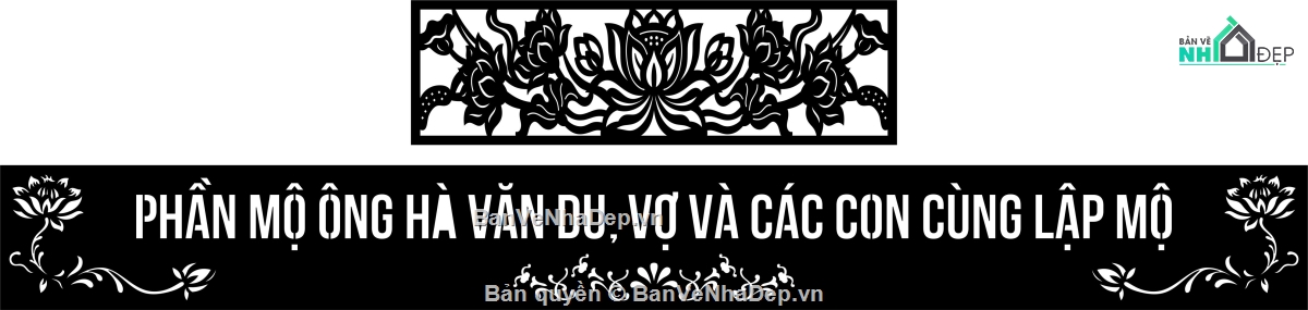 lăng mộ,sen ngang cnc,mẫu sen