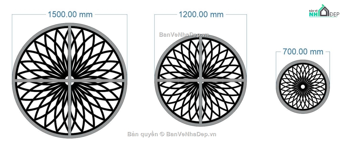 File hoa văn,mái kính,diềm cnc,hoa văn tròn cnc
