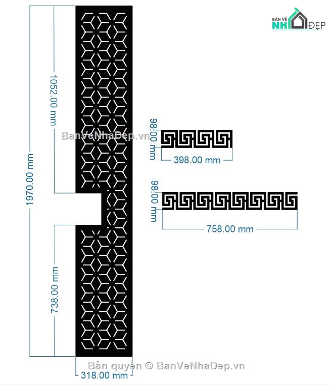 vách cnc,vách cổng cnc,File cnc vách cổng