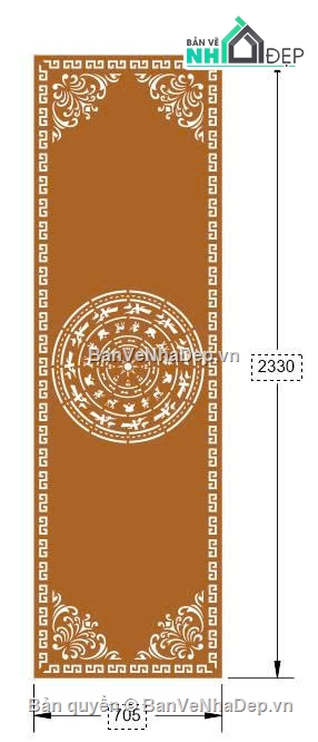 cổng dxf,vách cnc,vách trống đồng cnc