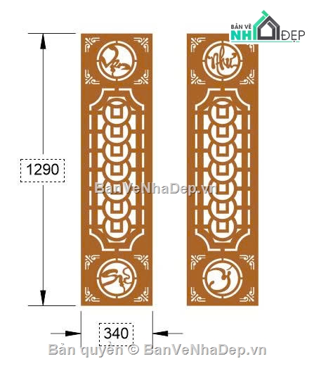 vách cnc,vạn sự như ý cnc,cổng vạn sự như ý cnc