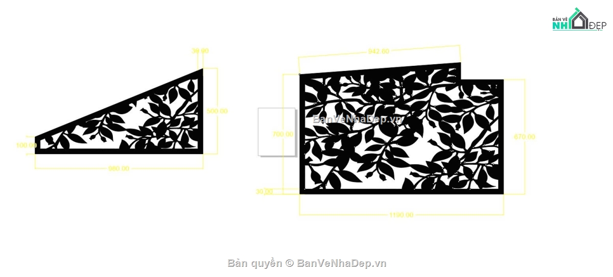 vách lá cnc,cnc vách cây,File vách cây cnc