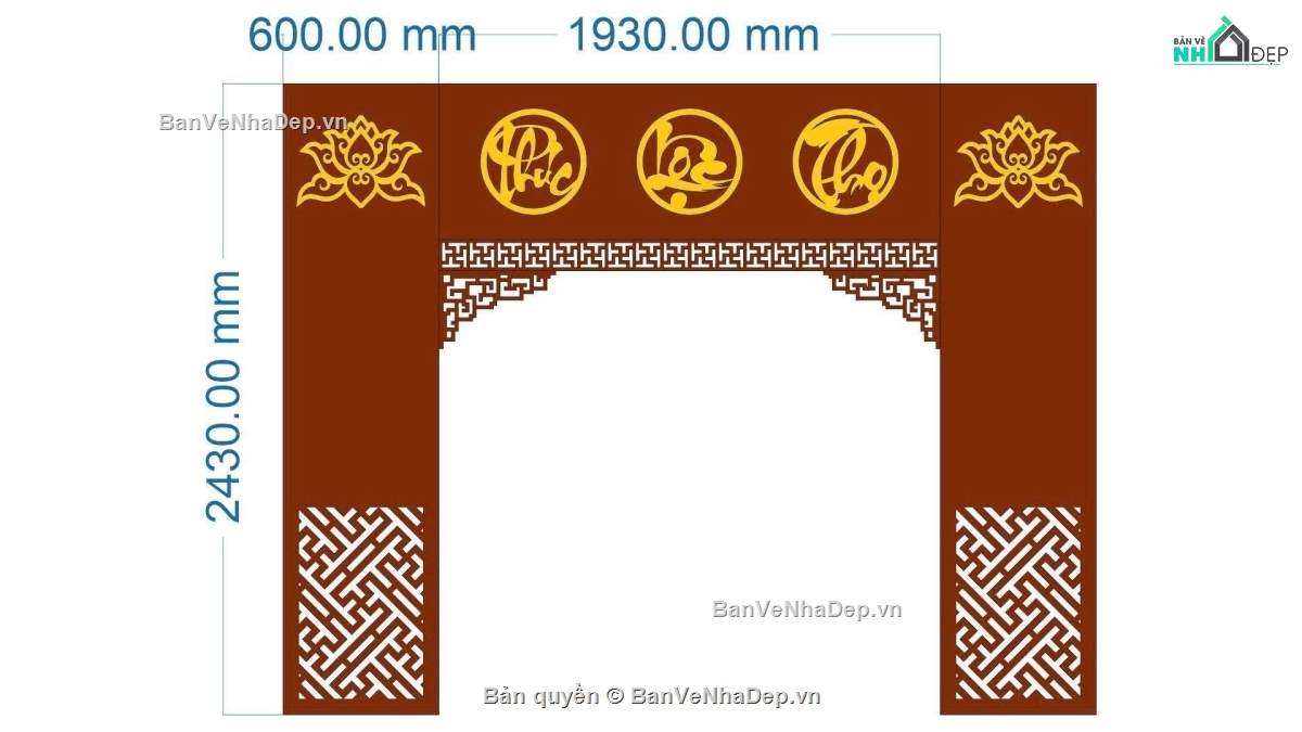 vách ngăn cnc,cnc vách ngăn,vách ngăn phòng thờ,phúc lộc thọ sen