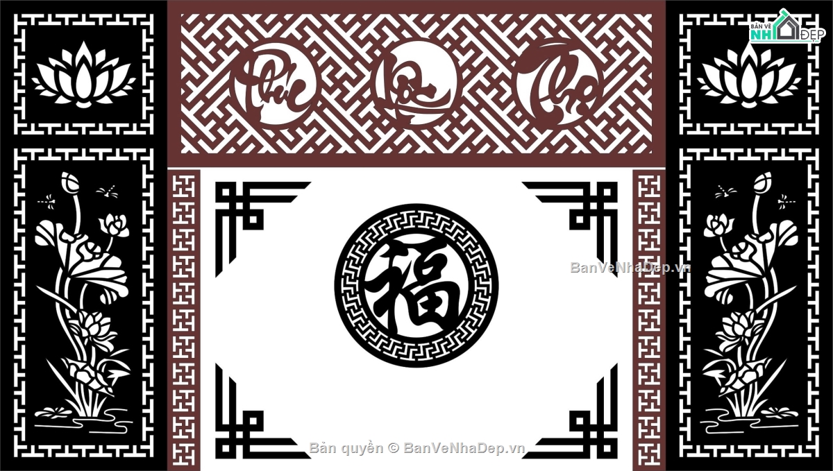 vách ngăn cnc,phúc lộc thọ,cnc vách ngăn,File vách ngăn cnc