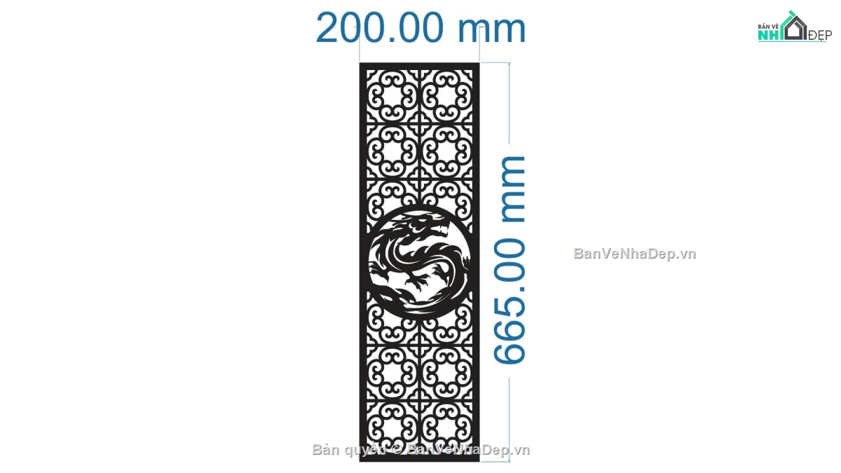 vách cnc,rồng cnc,vách rồng dxf