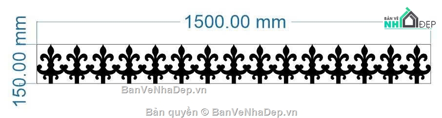 cnc hàng rào,File hàng rào cnc,hàng rào dxf