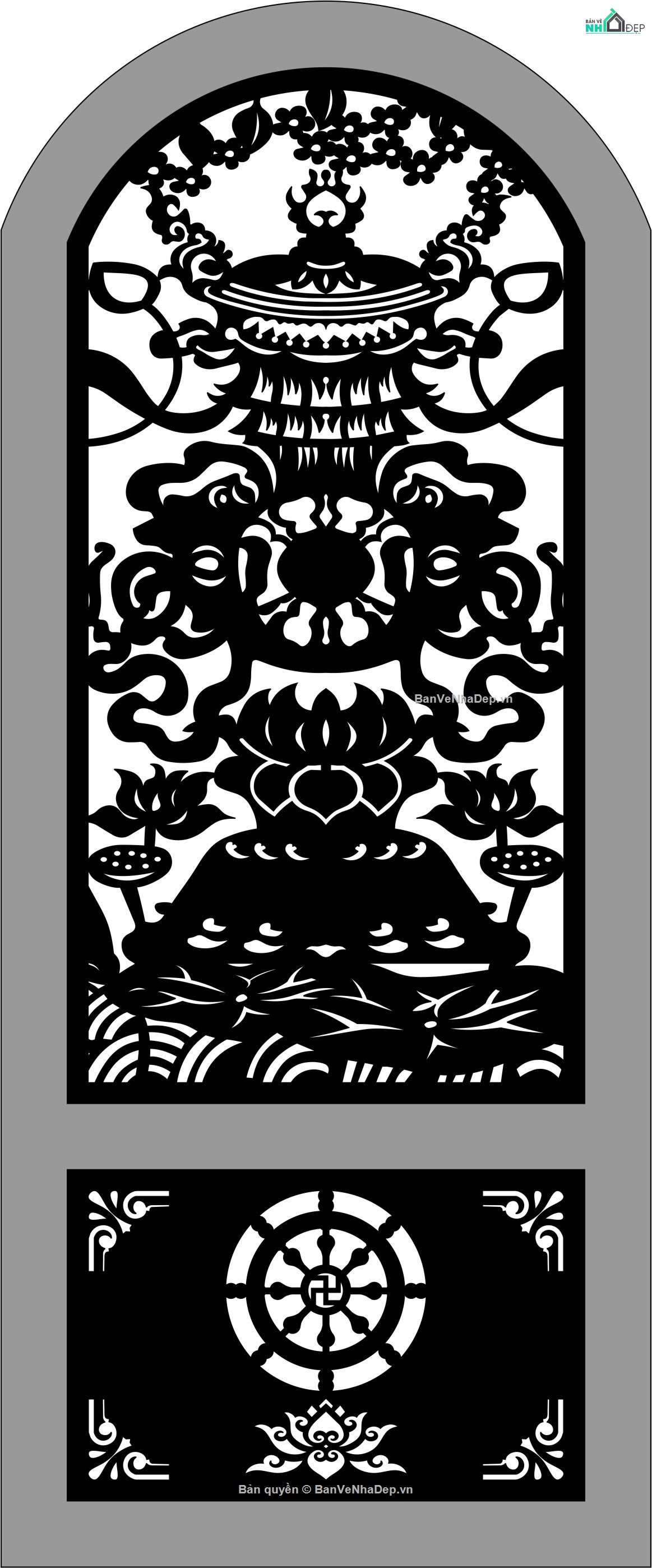 cổng mới nhất,cổng dxf,File dxf cổng cnc