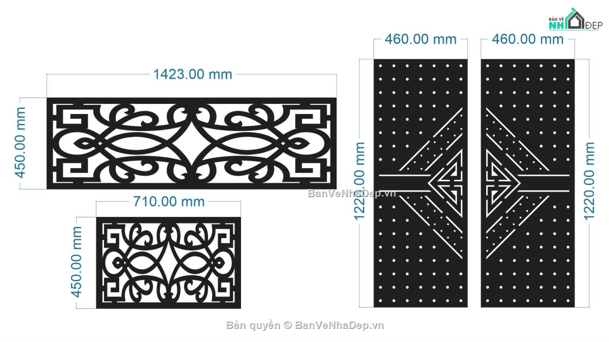 cổng cnc đẹp,cánh cổng đẹp,ô thoáng