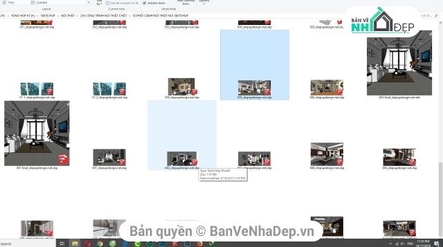 Nội thất,Sketchup nội thất,Su nội thất,Model SU nội thất,Sketchup mẫu nội thất