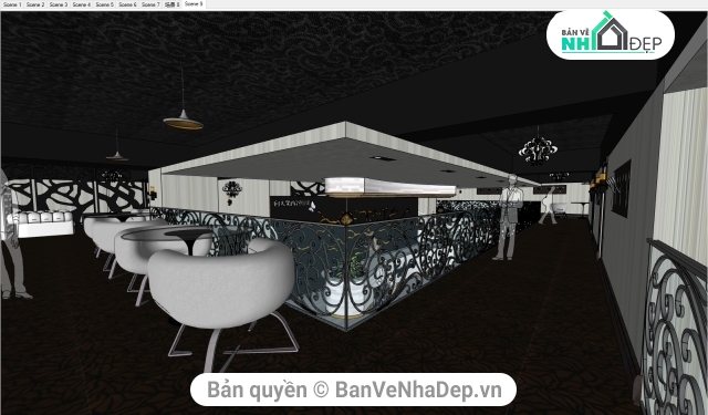 Nội thất,Sketchup nội thất,Su nội thất,Model SU nội thất,Sketchup mẫu nội thất