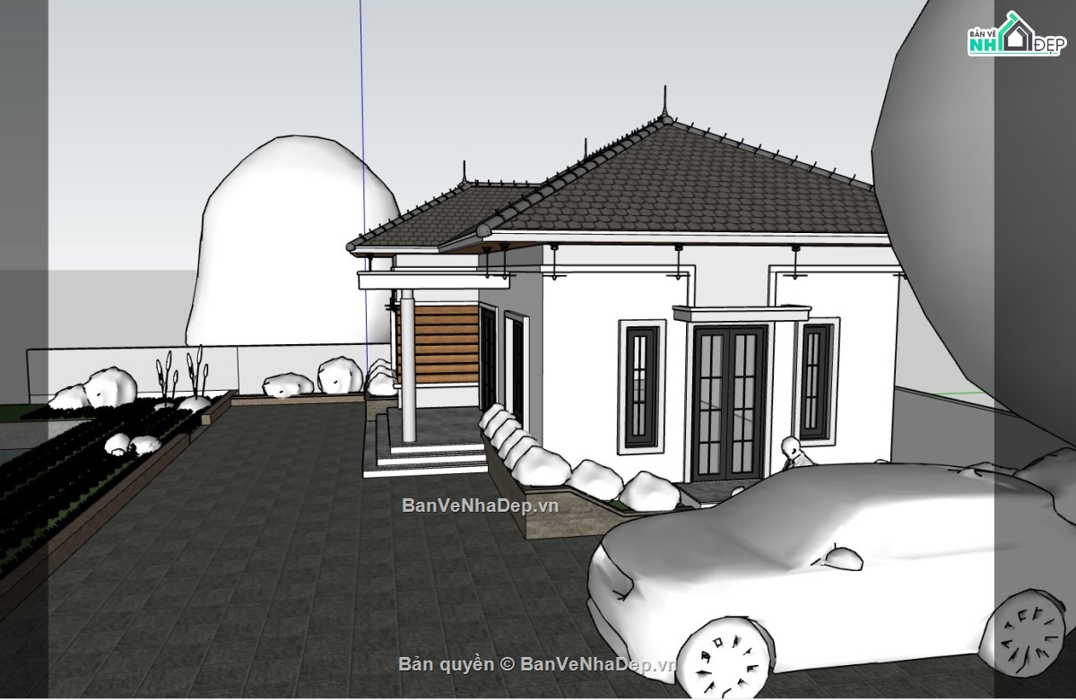 mẫu nhà cấp 4,thiết kế nhà cấp 4,nhà cấp 4