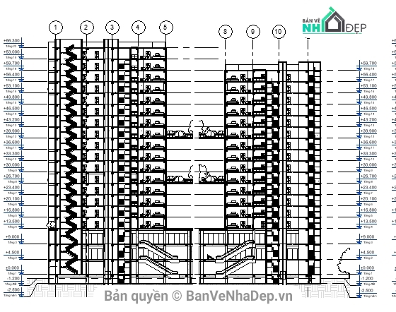 file thiết kế chung cư,thiết kế chung cư,file revit achitecture,Chung cư 20 tầng,Revit thiết kế chung cư 20 tầng