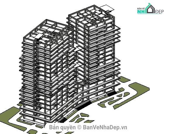 file thiết kế chung cư,thiết kế chung cư,file revit achitecture,Chung cư 20 tầng,Revit thiết kế chung cư 20 tầng