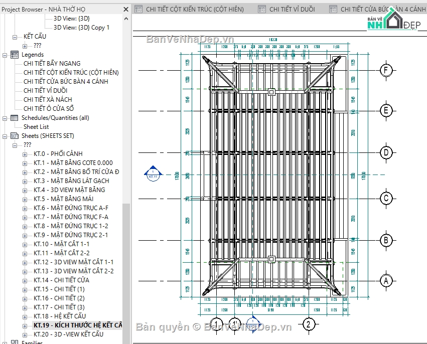 model revit nhà thờ họ,Nhà thờ họ revit,kiến trúc nhà thờ họ,revit nhà thờ họ,file revit nhà thờ họ