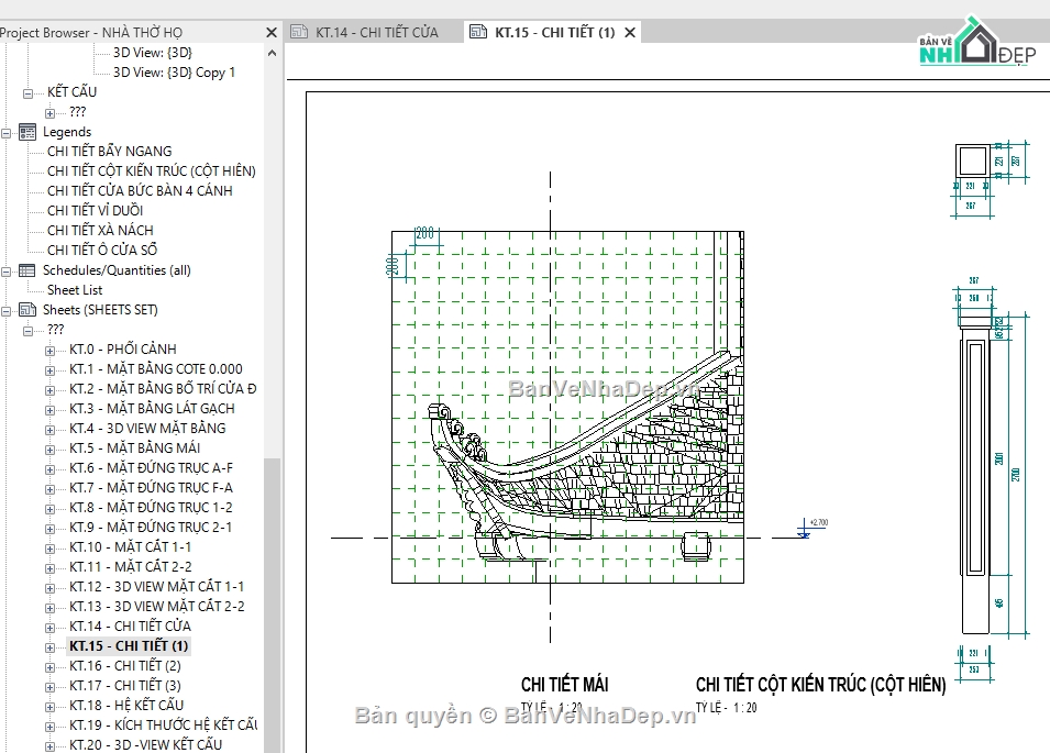 model revit nhà thờ họ,Nhà thờ họ revit,kiến trúc nhà thờ họ,revit nhà thờ họ,file revit nhà thờ họ