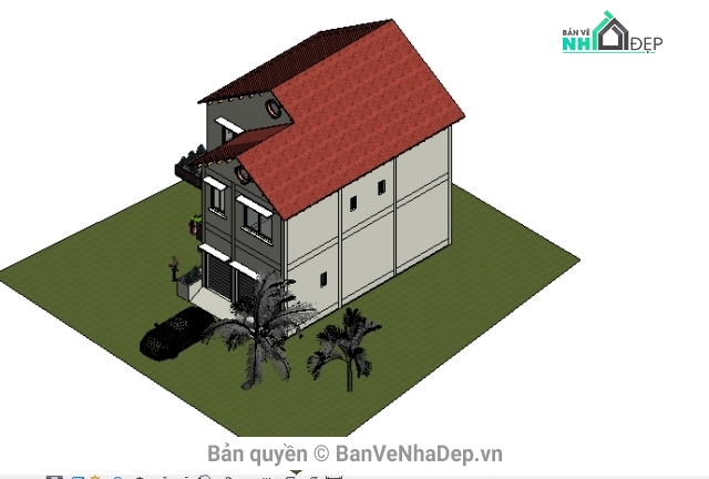 Bộ 5 Model Sketchup nhà biệt thự 2 tầng dựng cảnh ngoại thất, rất đầy đủ và chi tiết, thích hợp để các bạn tham khảo cho các dự án sau