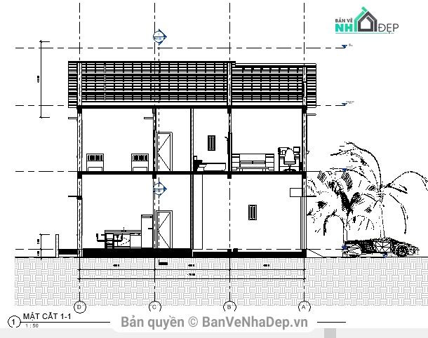 biệt thự 2 tầng,revit biệt thự,biệt thự 9.4x12m,thiết kế biệt thự,thiết kế biệt thự 2 tầng,revit biệt thự 2 tầng