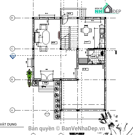 biệt thự 2 tầng,revit biệt thự,biệt thự 9.4x12m,thiết kế biệt thự,thiết kế biệt thự 2 tầng,revit biệt thự 2 tầng