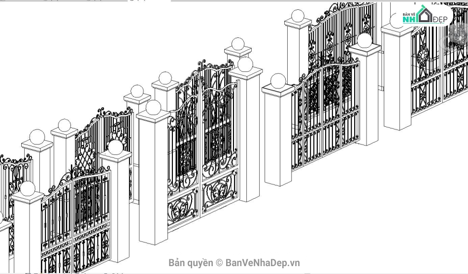thư viện cửa revit,thư viện cửa,mẫu cổng sắt,thư viện cổng đẹp,revit cổng sắt