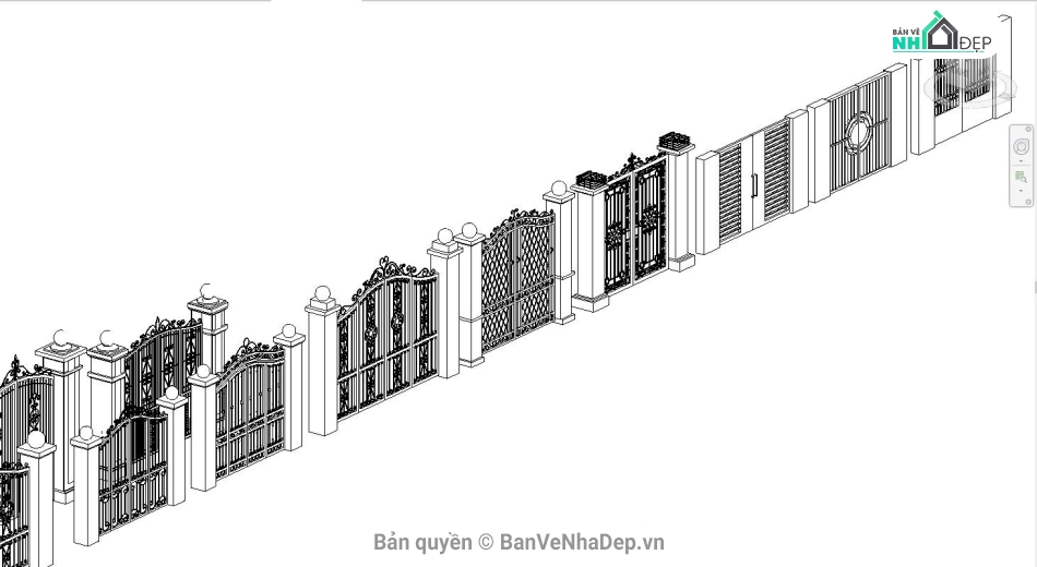 thư viện cửa revit,thư viện cửa,mẫu cổng sắt,thư viện cổng đẹp,revit cổng sắt