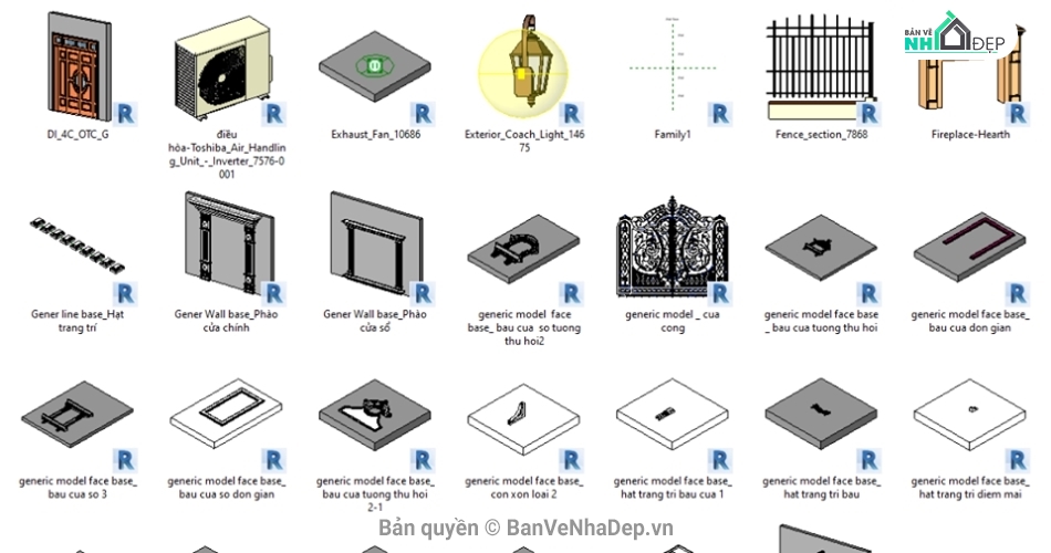 Model tân cổ điển,revit cửa,revit cổng đẹp,cửa đẹp