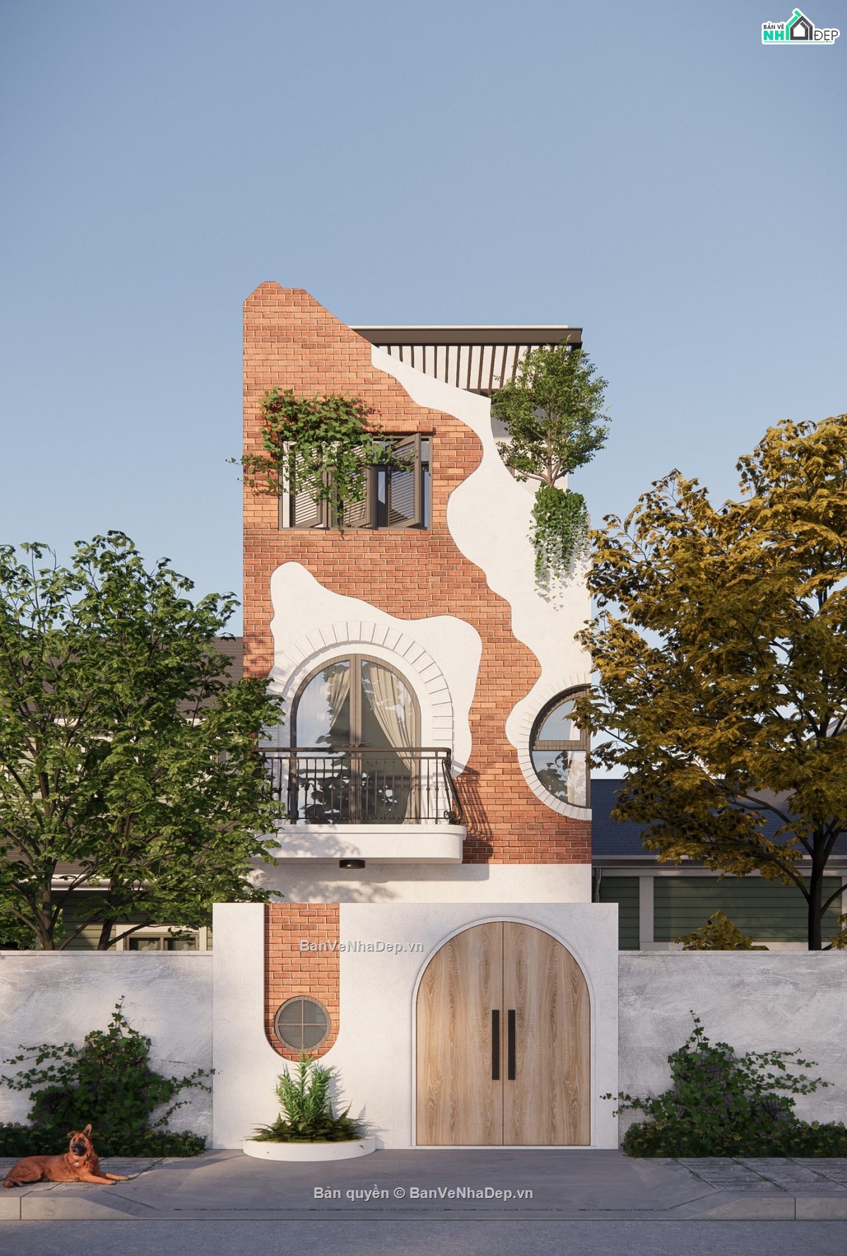 nhà phố 3 tầng,su nhà phố,sketchup nhà phố