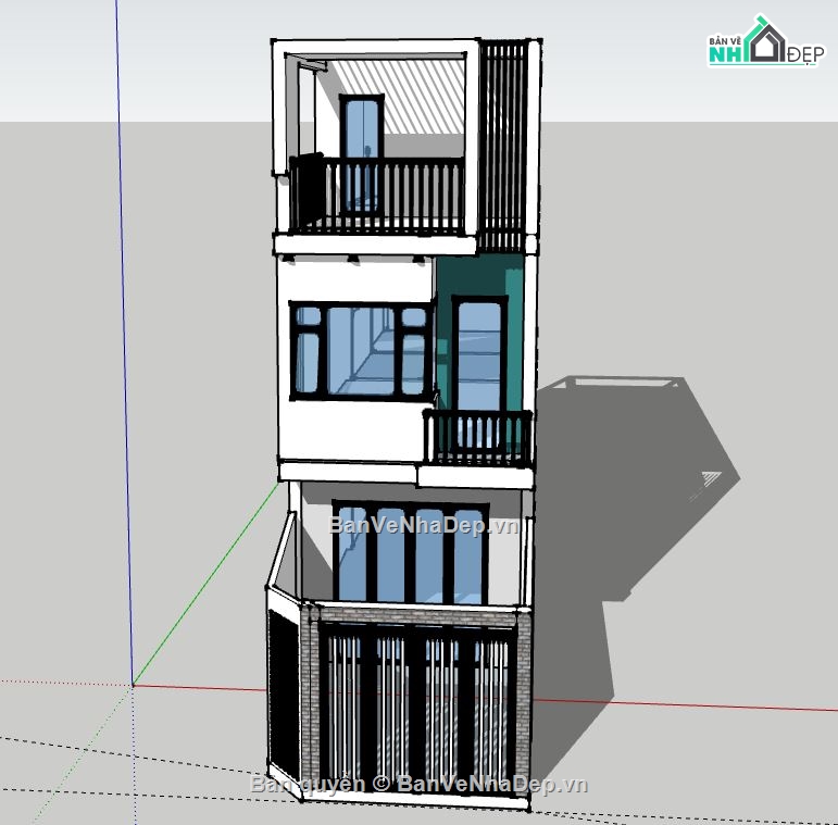model su nhà phố 3 tầng,file sketchup nhà phố 3 tầng,nhà phố 3 tầng file sketchup,sketchup nhà phố 3 tầng,nhà phố 3 tầng file su
