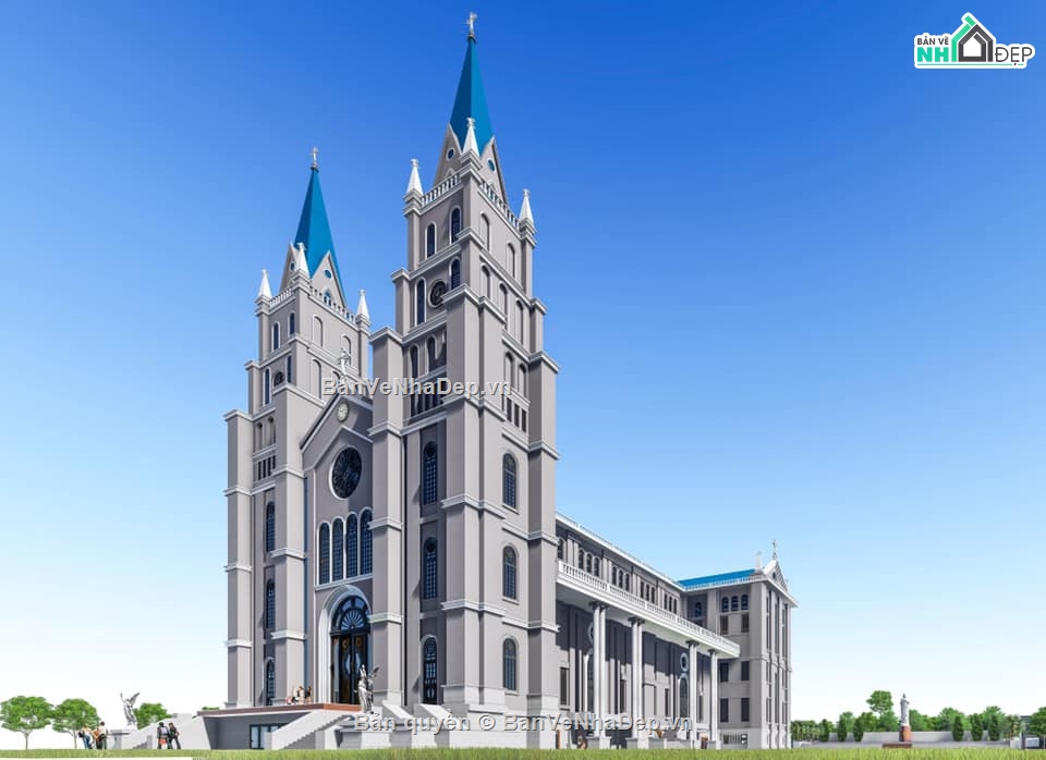 Model sketchup nhà thờ,Model nhà thờ,nhà thờ thiên chúa giáo su,mẫu nhà thờ thiên chúa,su nhà thờ thiên chúa giáo