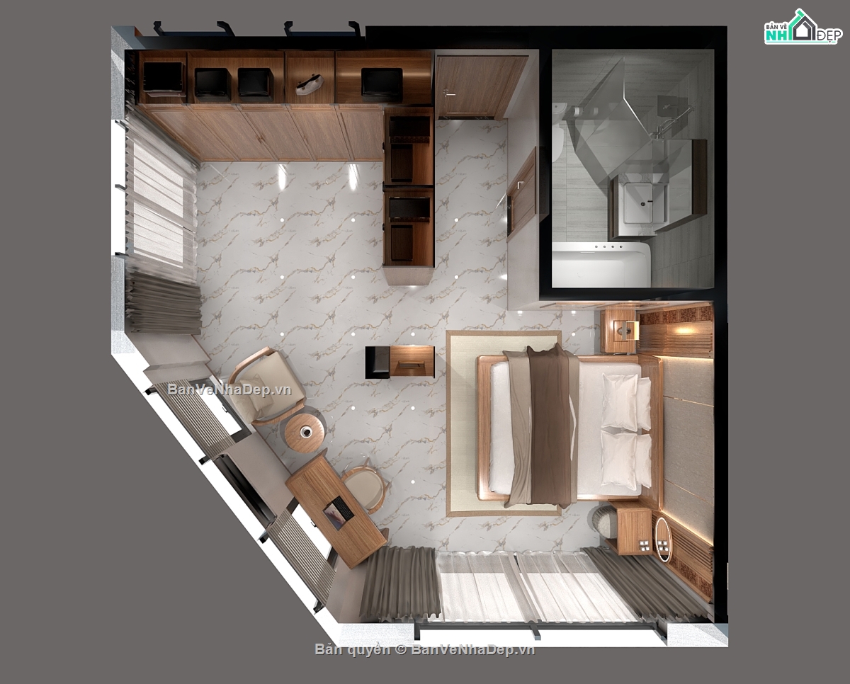 Model Sketchup Phòng ngủ,Model 3d Phòng ngủ,sketchup Phòng ngủ