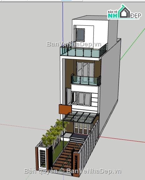 nhà phố 3 tầng su,File su Nhà phố hiện đại,model sketchup nhà phố 3 tầng,File sketchup Nhà phố 3 tầng,model su nhà phố,nhà phố 3 tầng