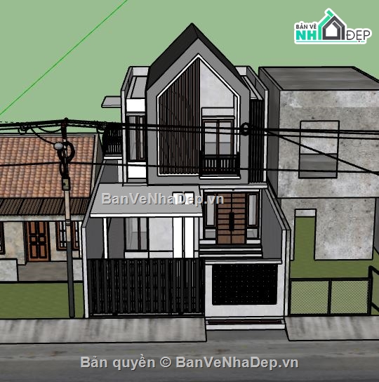 mẫu nhà phố 2 tầng,model su nhà phố 2 tầng,su nhà phố 2 tầng