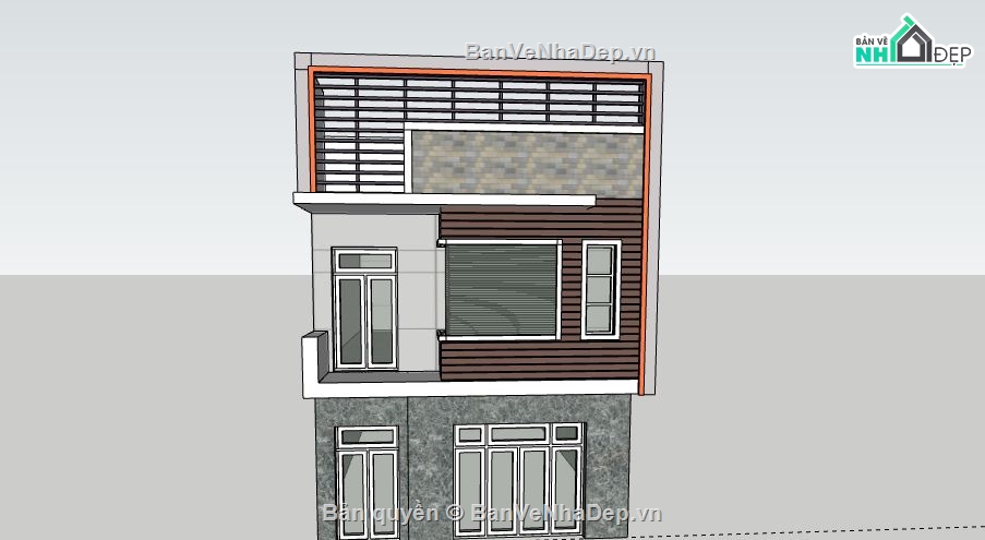 sketchup Nhà phố 3 tầng,model sketchup nhà phố 3 tầng,nhà phố 3 tầng file sketchup,file sketchup nhà phố 3 tầng,nhà phố 3 tầng file su