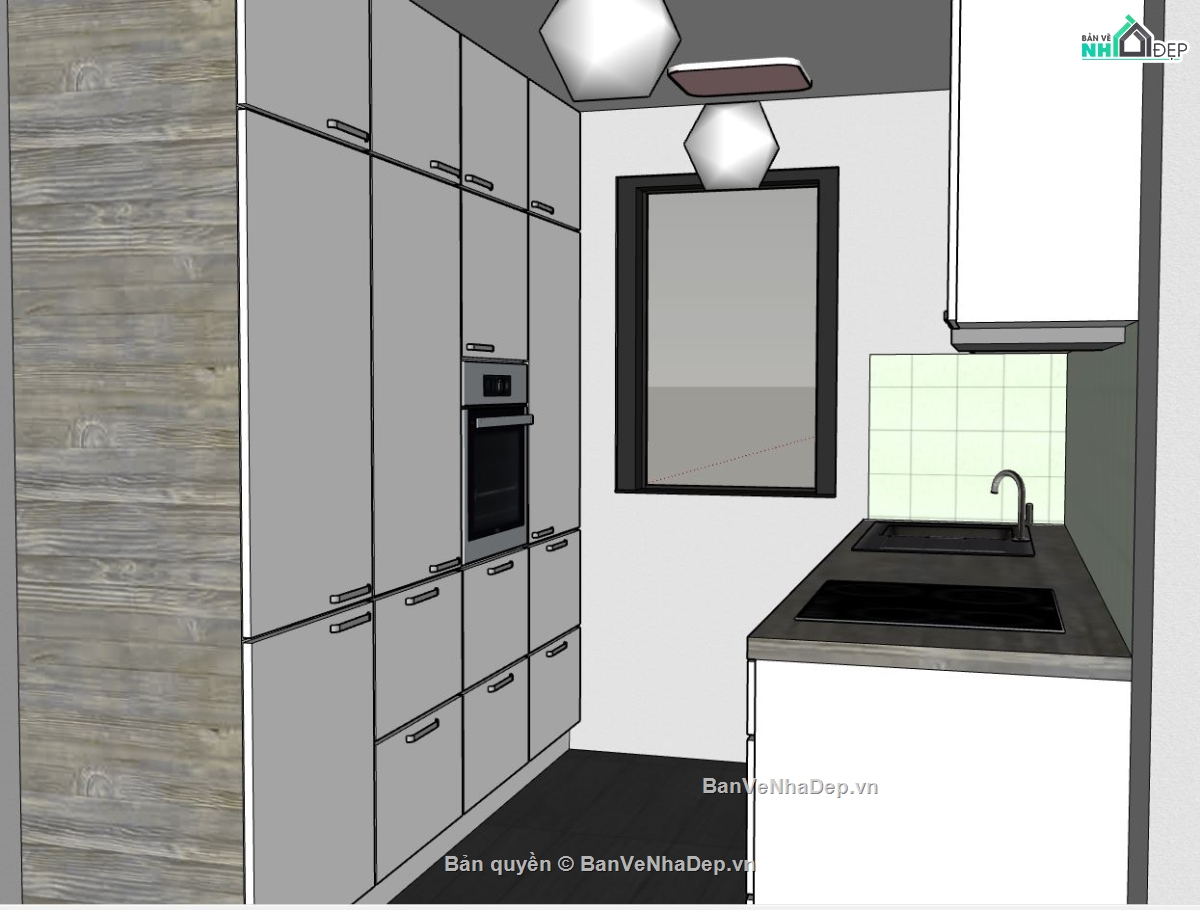 nội thất phòng bếp,Model su phòng bếp,mẫu phòng bếp model su