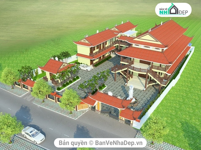 6 File Sketchup đình chùa hot nhất 2019